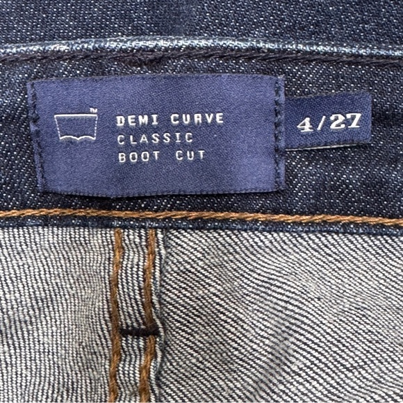 {Levi's} "Demi Curve Classic Boot Cut" Slim Bootcut Stretch Denim Jeans - Picture 5 of 8